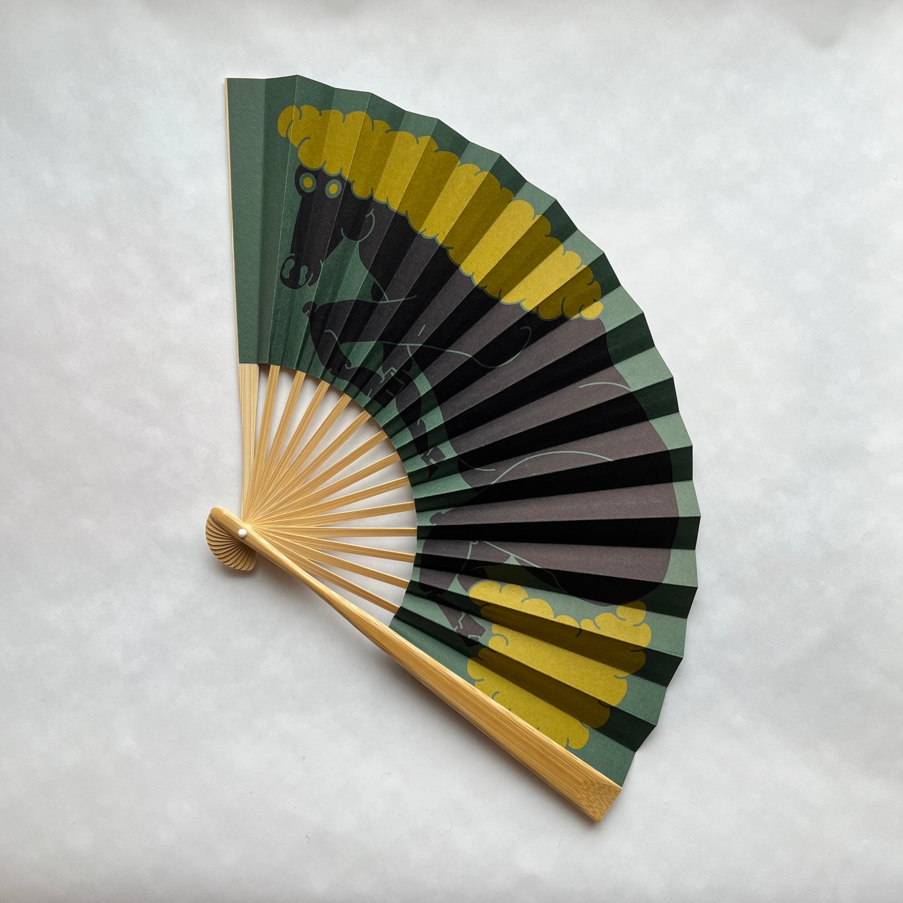 Ibasen - Japanese Zodiac Fan - Horse